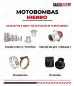 Accesorios para motobombas de hierro - Equipmaster