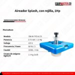 Aireador Splash_EM-M-PYD-0.75_con rejilla, 1Hp_Equipmaster
