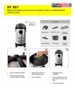Aspiradora KARCHER NT30-1 para Seco y Liquidos - Equipmaster