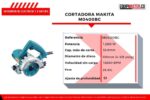 Cortadora de Ceramica Baldosa Marmol MAKITA M0400BC 4" 1200w - Imagen 4