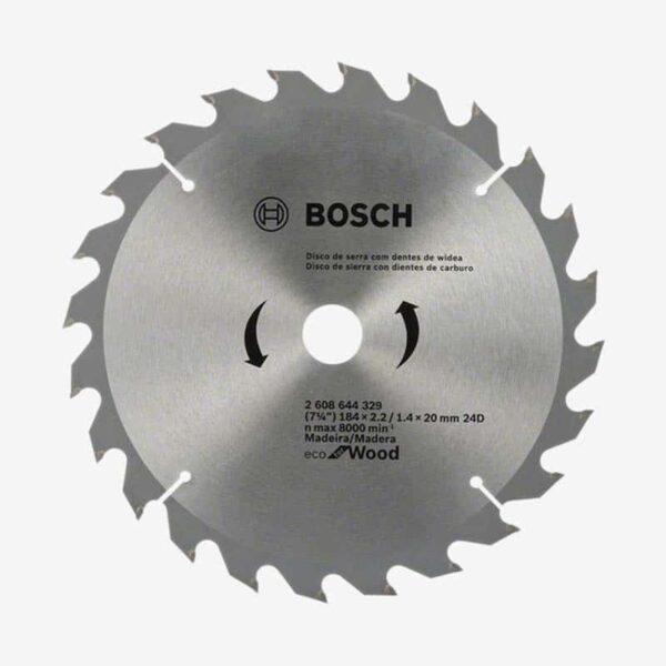 Disco_Sierra_Circular_7-¼_Madera _Eco_Eje¾_24dientes_BOSCH_Equipmaster