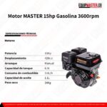 EM-GM420 Motor Gasolina MASTER 15hp - Equipmaster