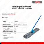 Flota Big Blue MASTER Para Concreto 1.20 mts, Incluye 2 Tubos De 1.83 - Imagen 3