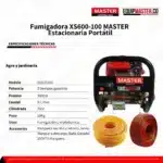 Fumigadora Estacionaria portatil MASTER XS600-100- Equipmaster