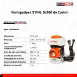 Fumigadora STIHL Sr200 de Cañon - Equipmaster