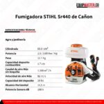 Fumigadora STIHL Sr440 de Cañon - Equipmaster