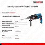 GBH2-24D Taladro percutor - Equipmaster
