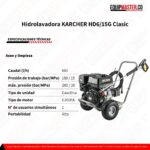 Hidrolavadora 7521psi- HD6-15G Clasic KARCHER - Equipmaster
