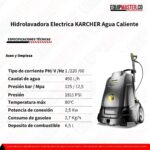 Hidrolavadora Electrica KARCHER Agua Caliente - Equipmaster