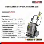 Hidrolavadora Eléctrica KARCHER HD10/25 Presión 3480PSI 1000 litros/Hora 7,5kw 220v Trifásico Industrial Pistola Y Manguera De Alta Presión EASY! - Imagen 6
