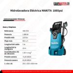 Hidrolavadora Electrica MAKITA HW1300 1,885psi- Equipmaster
