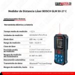 Medidor de Distancia- BOSCH GLM 50-27 C -Equipmaster