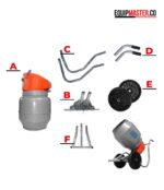 Mezcladora Concreto Importada DEEPER - Equipmaster