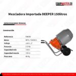 Mezcladora_Importada_DEEPER_150litros_Equipmaster