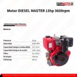 Motor DIESEL F440D MASTER 13hp -Equipmaster