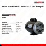 Motor Electrico_CD002361HHB_ WEG Monofasico 2hp 3600rpm_Equipmaster