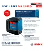 Nivel-laser-BOSCH-GLL-12-22G-Línea-Laser-verde-Equipmaster