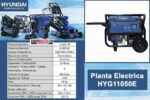 Planta Electrica HYDG11050E HYUNDAI motor a gasolina -Equipmaster