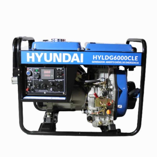 Planta Electrica HYLDG6000CL HYUNDAI 5.500watt Diesel -Equipmaster