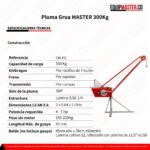 Pluma grua Master 300 - Equipmaster