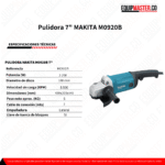 [ Pulidora_7_MAKITA_M0920B_equipmaster ]