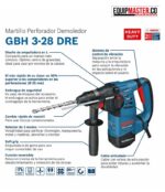 [ Rotomartillo_Demoledor_BOSCH_GBH 3-28DRE_800W_Equipmaster ]