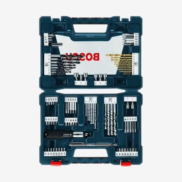 Set_V-Line_Bosch_91_Piezas_(brocas_y_puntas)_madera_Metal_Concreto_[Atornillar_y _perforar]_Equipmaster