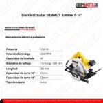 Sierra circular DEWALT DWE5615-B3 - DWE560-B3 - Equipmaster