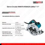 Sierra circular MAKITA M5802B 1200w 4900rpm - Equipmaster