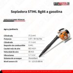 Sopladora STIHL Bg86 a gasolina - Equipmaster