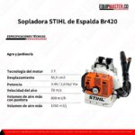 Sopladora STIHL de Espalda Br420 - Equipmaster