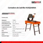 TS350E Cortadora de ladrillo HUSQVARNA - Equipmaster