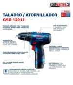 Taladro-Atornillador_Inalambrico-GSR120-LI_2v_Equipmaster