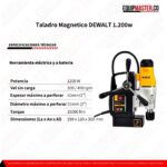Taladro Magnetico_DWE1622K-B3_ DEWALT 1.200w_equipmaster