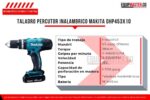 Taladro PERCUTOR Inalambrico MAKITA DHP453X10_Equipmaster