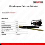 Vibrador para Concreto Eléctrico_Equipmaster
