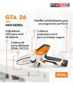 Corta Matorral STIHL GTA 26_Equipmaster