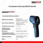 Termómetro infrarrojo BOSCH GIS 500 - Equipmaster