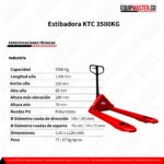 Estibadora KTC 3500KG -Equipmaster