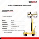 Estructura torre de iluminacion ML44 - Equipmaster