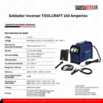 Soldador_Inversor_TOOLCRAFT_160_Amperios_equipmaster