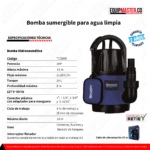 bomba_sumergible_toolcraft_TC3503_agua_limpia_equipmaster
