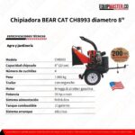 [ Chipiadora_BEAR CAT_CH8993_diametro 8_Equipmaster ]