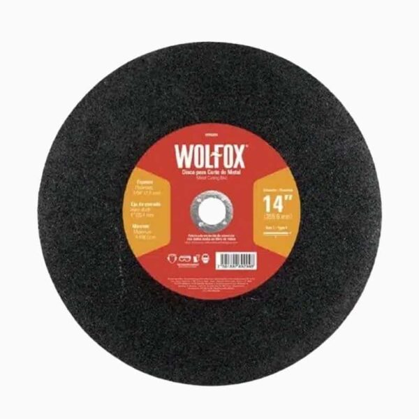 Disco Corte Metal WOLFOX WF0704 - Equipmaster