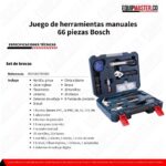 [ Juego_de_herramientas_manuales_ 66_piezas_Bosch_Equipmaster ]