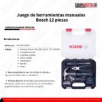 [ Juego_de_herramientas_manuales_ Bosch_12_piezas_Equipmaster ]