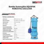 [ Bomba_Sumergible_AQUAPAK_ROBUSTA2.520-1230A_Equipmaser ]