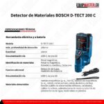 Detector_de_Materiales_BOSCH_D-TECT 200 C_Equipmaster