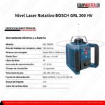 Nivel_Laser_Rotativo_BOSCH_GRL 300 HV_Equipmaster