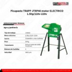 [ Picapasto_TRAPP JTRP40_motor ELECTRICO_1.5hp_Equipmaster ]